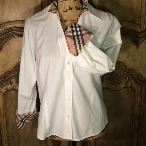 white shirt burberry|burberry white shirt price.